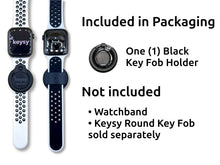 Keysy Key Fob Holder for Watch Band RFID (Black)