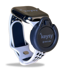 Keysy Key Fob Holder for Watch Band RFID (Black)