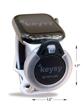 Keysy Key Fob Holder for Watch Band RFID (Black)