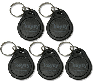 Keysy Rewritable Key fobs (5-pack)