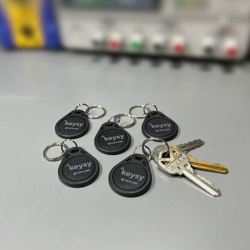 Keysy Rewritable Key fobs (5-pack)